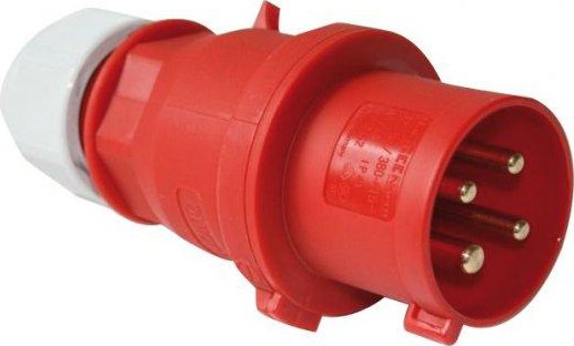 Vidlice zástrčka Bals 2142 4x 32A/380V IP44