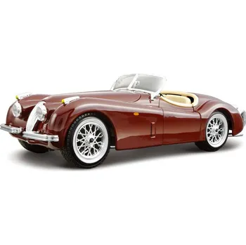 autíčko Bburago Jaguar XK 120 Roadster 1951 1:24 červená