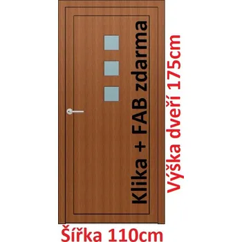 Vchodové dveře Vchodové plastové dveře Soft Ella 110x175 cm - Akce!