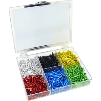 Lanko pro jízdní kolo MRX koncovka lanka Alu - barevná (elox) 10 ks