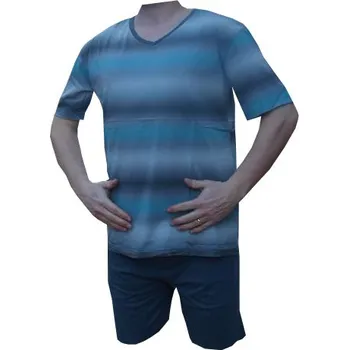 Pánské pyžamo xcena Pyžamo s krátkou nohavicí bavlněné Velikost: M