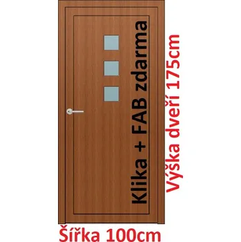 Vchodové dveře Vchodové plastové dveře Soft Ella 100x175 cm - Akce!