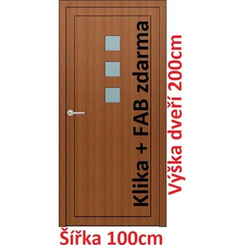 Vchodové dveře Vchodové plastové dveře Soft Ella 100x200 cm - Akce!