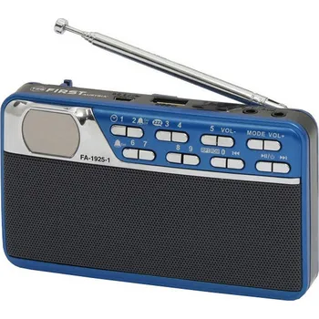 Radiopřijímač First Austria FA 1925-1 B modré