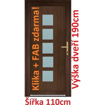 Vchodové dveře Vchodové plastové dveře Soft Lucy 110x190 cm - Akce!