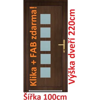 Vchodové dveře Vchodové plastové dveře Soft Lucy 100x220 cm - Akce!