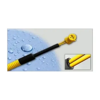 elektrický kabel Smršťovací trubice 4:1 tenkostěnná s lepidlem 32,0/8,0mm černá