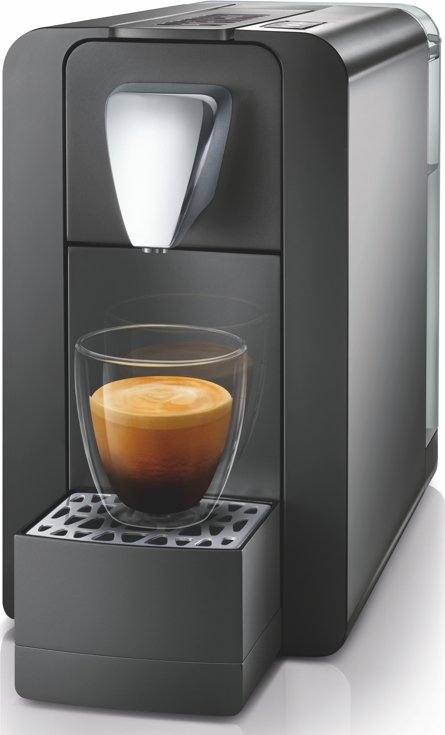 Cremesso Compact One II Macchina Per Capsule – Graphite Black, Sistema Svizzero, Pompa 19 Bar, Serbatoio 1.1L - 2