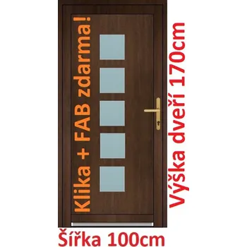 Vchodové dveře Vchodové plastové dveře Soft Lucy 100x170 cm - Akce!