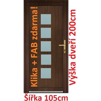 Vchodové dveře Vchodové plastové dveře Soft Lucy 105x200 cm - Akce!