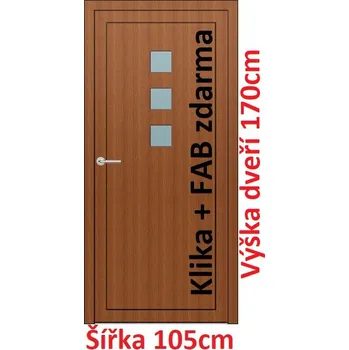 Vchodové dveře Vchodové plastové dveře Soft Ella 105x170 cm - Akce!