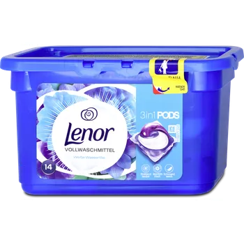 Kapsle na praní Procter & Gamble Lenor 3v1 Waterlily 14 ks