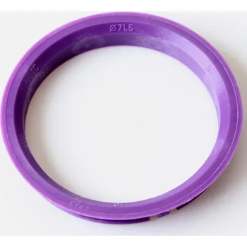 Vymezovací kroužek Vymezovací kroužek kol 82,0 / 71,5 , plast, fialová, přesah kužele 4mm