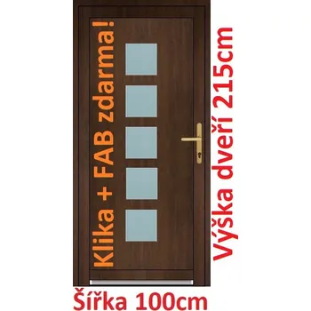 Vchodové dveře Vchodové plastové dveře Soft Lucy 100x215 cm - Akce!