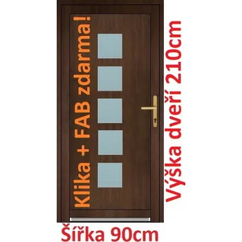 Vchodové dveře Vchodové plastové dveře Soft Lucy 90x210 cm - Akce!