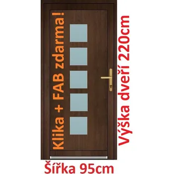 Vchodové dveře Vchodové plastové dveře Soft Lucy 95x220 cm - Akce!