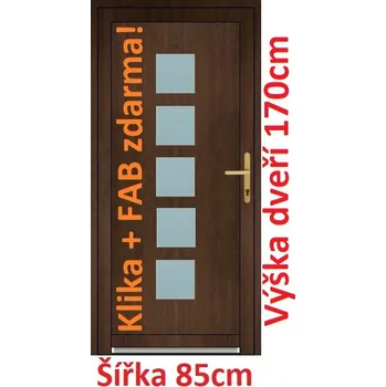 Vchodové dveře Vchodové plastové dveře Soft Lucy 85x170 cm - Akce!