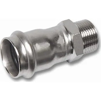 Fitinka SANHA-N přechod lisovací 54x2" vnější závit 9243G NEREZ