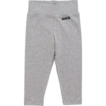 Dívčí oblečení světle šedé bavlněné legíny
