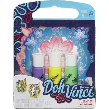 modelína a plastelína Hasbro Play-Doh Dohvinci náhradní tuby s pozadím