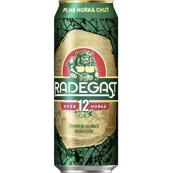 Pivo Radegast Ryze hořká 12° 0,5 l plech