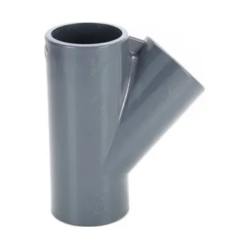 T - kus PVC úhel 45° - 63mm