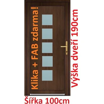 Vchodové dveře Vchodové plastové dveře Soft Lucy 100x190 cm - Akce!