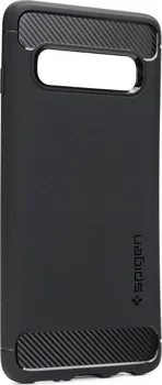 Pouzdro na mobilní telefon Spigen Rugged Armor Black pro Samsung Galaxy S10e Lite