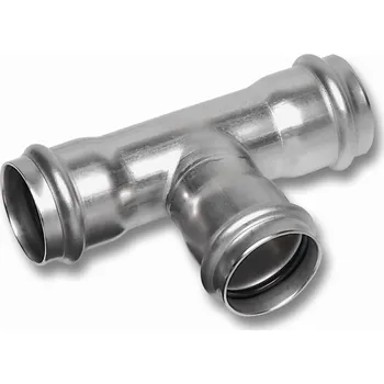 Fitinka SANHA-N T-kus redukovaný lisovací 42x35x42 9130 NEREZ