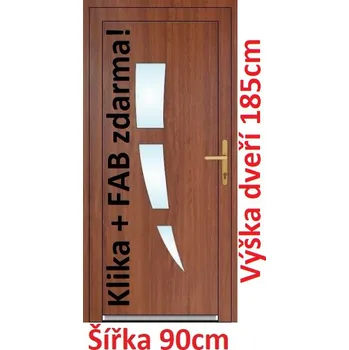 Vchodové dveře Vchodové plastové dveře Soft Daniel 90x185 cm - Akce!