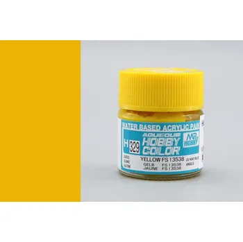 Modelářská barva Gunze Sangyo H329 FS13538 Yellow - Žlutá