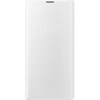 Pouzdro na mobilní telefon Samsung LED View Cover pro Galaxy S10 bilé