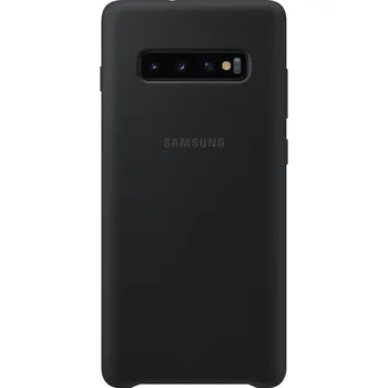 Pouzdro na mobilní telefon Samsung Silicone Cover pro Galaxy S10+ černé