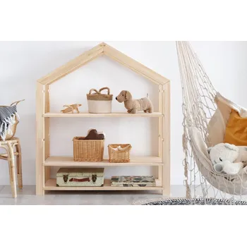 Knihovna ADEKO Dětský domečkový regál clasic 40x100 cm