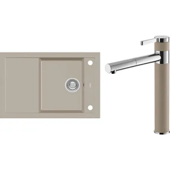 Kuchyňský dřez Set Alveus (dřez Formic 30 Pebble 02 + baterie Zina Pebble 02) SETA445