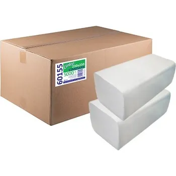 Papírový ručník LINTEO ZZ STANDARD 5000 bílé 20× 250 ks