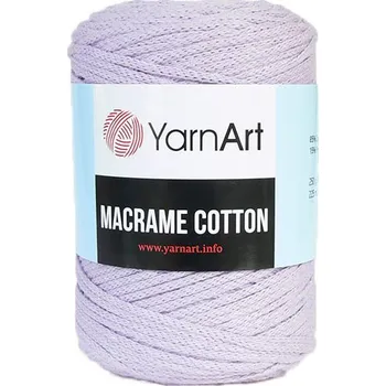 Galanterie YarnArt Příze Macrame Cotton 765 - světlá fialová
