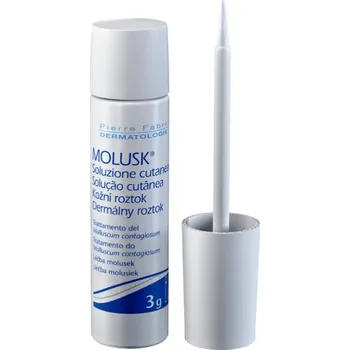 Recenze Molusk kožní roztok 3 g Lék na kožní problémy, vlasy a nehty Recenze Molusk kožní roztok 3 g