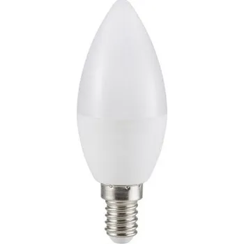 Žárovka V-TAC PRO mléčná LED svíčka C37 E14 4,5W se SAMSUNG čipy 110lm/W Teplá bílá 2500 - 3000K
