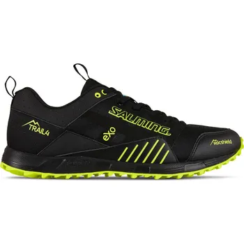 Pánská běžecká obuv Salming Trail T4 Shoe Men Black/Safety Yellow