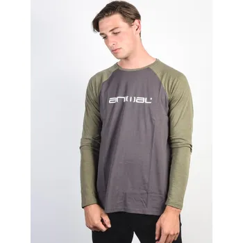 Pánské tričko Animal Action Dark Olive Green Marl