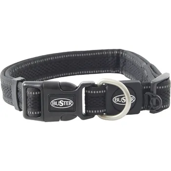 Obojek pro psa Obojek BUSTER Airmesh reflexní S 27-40cm/20mm černý