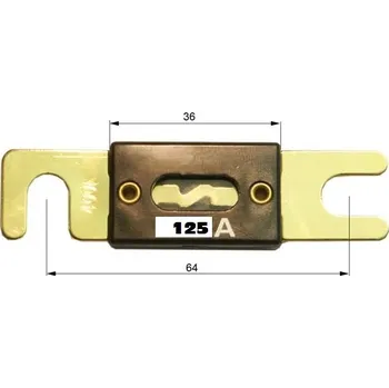 Autopojistky Pojistka ANL 125A 90st.