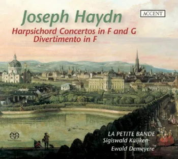 Zahraniční hudba Joseph Haydn: Harpsichord concertos in F and G, Divertimento in F - La Petite Bande [SACD]