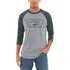 Pánské tričko Vans Full Patch Heather Grey/Darkest Spruce, XL