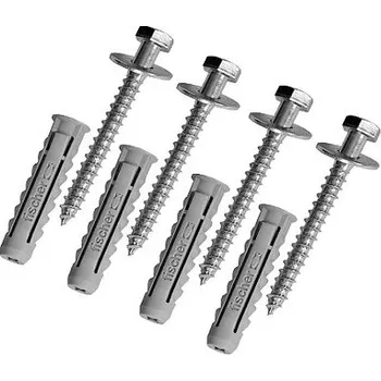 Televizor Montážní set 4 ks šroub, hmoždinka a podložka