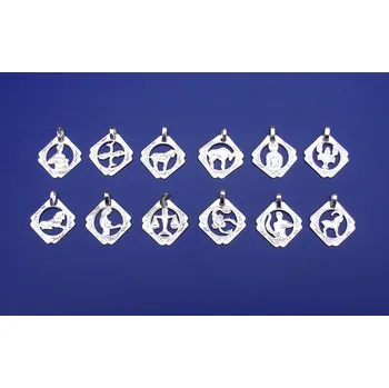 Přívěsek Znamení kosočtverec velký Z131, Materiál: Bílé zlato, ryzost 585/1000