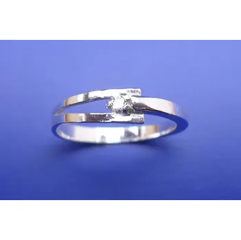 Prsten Prsten se zirkonem P112/0, Materiál: Stříbro, ryzost 925/1000