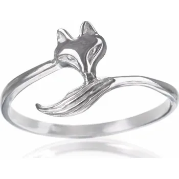 Prsten Lišák - prsten ve tvaru lišky, Materiál: Růžové zlato, ryzost 585/1000