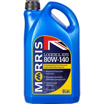 Převodový olej Morris Lodexol XFS 80W-140, GL5+, vysoce výkonný olej pro převodovku a LSD diferenciál, 5l